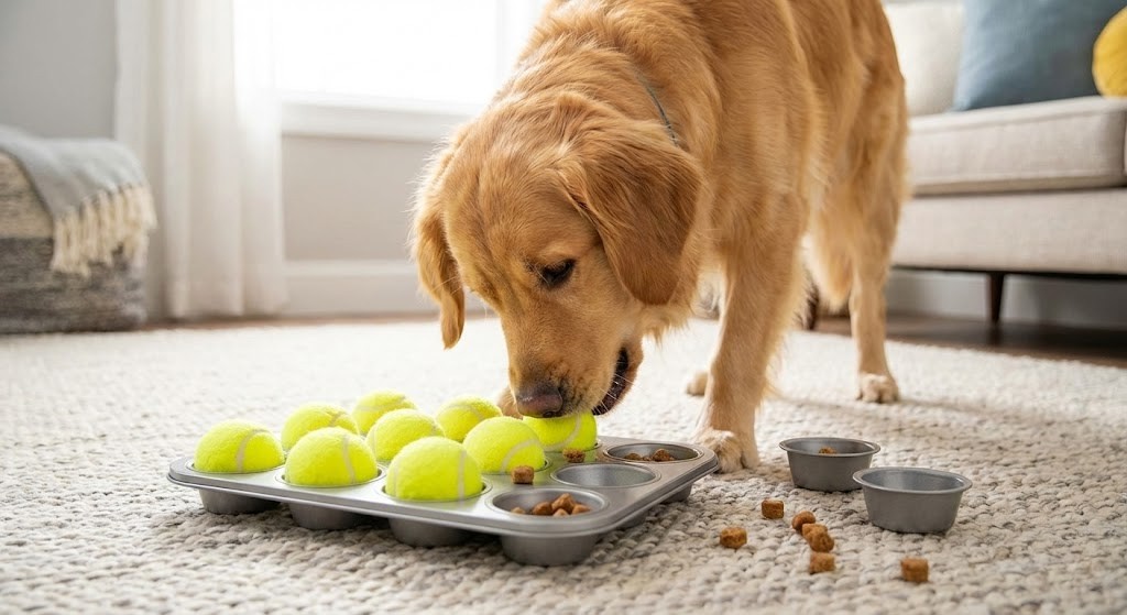 The Ultimate Guide to the Muffin Tin “Shell Game”: DIY Dog Puzzle for Beginners
